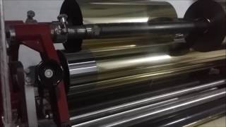 Polyester Film Slitting Machine Working Tutorial  Accuweb Enterprises [upl. by Hitchcock788]