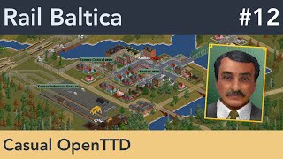 Vilnius to Kaunas  OpenTTD  Rail Baltica  12 [upl. by Yelsek]