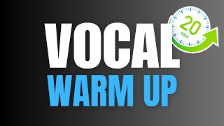 20 MINUTE Vocal Warm Up for Guys ADVANCED Exercises [upl. by Hyams]