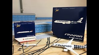 Unboxing GeminiJets 1400 Finnair A350 amp Air Canada CRJ 900 [upl. by Bedwell610]