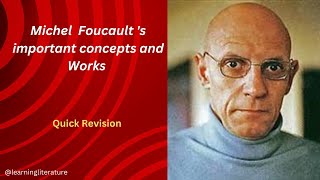 Michel Foucaults Concepts and Major Works  UGC NET 2024  learningliterature4490 [upl. by Ekenna]