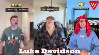 1 HOUR Luke Davidson TikTok 2024  Funny Luke Davidson TikTok Compilation 2024 3 [upl. by Htaras88]