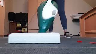 vacuuming carpet with vorwerk [upl. by Ydnerb]