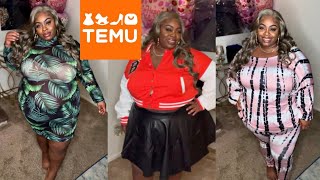 Temu Plus Size Try On Haul  Plus Size Fashion  Plus Size Try On Haul [upl. by Netsirk744]