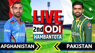 PAK vs AFG 2nd ODI Live Score amp Commentary  Pakistan vs Afghanistan Live  AFG vs PAK Live Match [upl. by Irene686]