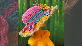 20 Summer Crochet Hat Ideas A Knitters Paradise [upl. by Naryb]