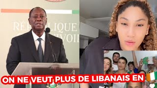 ALASSANE OUATTARA NOUS NE VOULONS PLUS DE LIBANAIS CHEZ NOUS EN CÔTE D’IVOIRE 🇨🇮 [upl. by Micheal636]