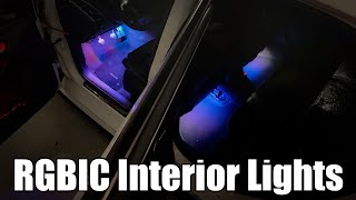 Installing Bluetooth RGBIC Interior LED Lights from Govee [upl. by Correna]