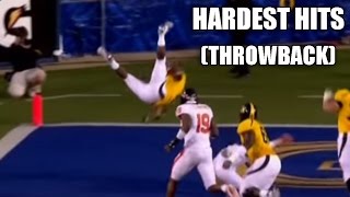 Hardest Hits in College Football  Top 25 THROWBACK [upl. by Ahterod]