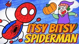 The Itsy Bitsy Spiderman 🕷️ A SUPERHERO 🦸 Nursery Rhyme for PreSchool Kids  Cool School [upl. by Ydahs]