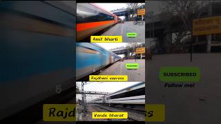 Amit bharti vs vande Bharat Vs Gatiman Express India high speed train 🔥train yt shorts [upl. by Dorene]