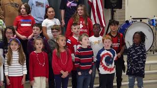 Mountain View Elementary School Veterans Day Assembly November 9 2023 [upl. by Hollister802]