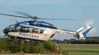 Polizei Hessen  Ibis 3 landet nach einem Einsatz an seinem Standort  Flugplatz Egelsbach [upl. by Mehitable487]