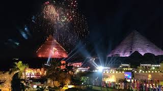 Pyramids of Egypt Fireworks [upl. by Ilene]