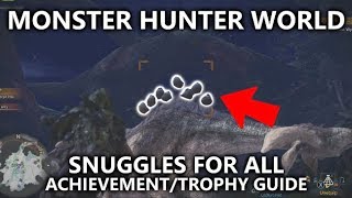 Monster Hunter World  Snuggles For All AchievementTrophy Guide  Capture the Downy Crake Bird [upl. by Yasui378]