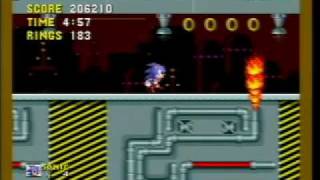 Sonic The Hedgehog SEGA Mega Drive Scrap Brain Zone Part 1 [upl. by Akima]