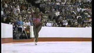 Surya Bonaly World  1995 International Team Challenge Figure Skating Free Skates [upl. by Lenej]