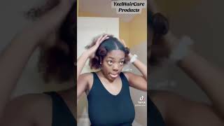 4c wash amp go tutorial using Yxel hair care products Part 1 [upl. by Busby]