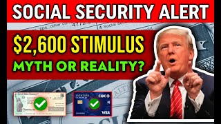 Stimulus Check Expert Reveals 2600 Secret for Seniors [upl. by Acsicnarf]