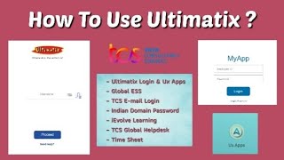 How To Use Ultimatix  TCS [upl. by Flo]