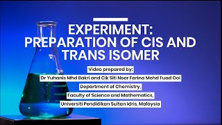 Preparation of cis trans isomer Maleic acid to Fumaric Acid and chemical properties UPSI Malaysia [upl. by Oirretna296]