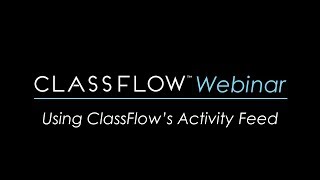 Using ClassFlows Activity Feed 2018 January 24 [upl. by Elamor]