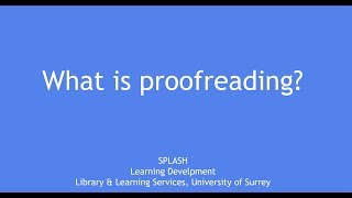 What is proofreading [upl. by Straub]