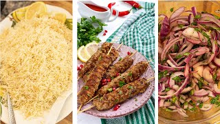 Greek Kebab with Pilaf amp more Dinner in 60 Minutes [upl. by Reagen]