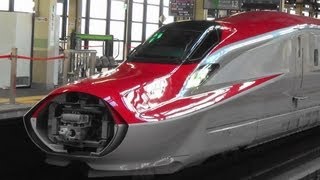 東北新幹線 E6系スーパーこまち・E5系はやぶさ連結シーン2本撮りα Connection of Shinkansen [upl. by Mukul]