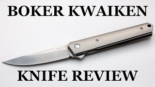 Boker Kwaiken Flipper Review [upl. by Yltneb]