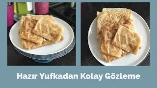 Hazır Yufkadan Kolay Gözleme  Naciye Kesici  Yemek Tarifleri [upl. by Nirehtac]