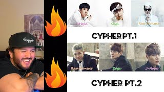 BTS  Cypher PT1 amp Cypher PT2 Triptych Reactions [upl. by Burgwell]