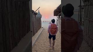 Mandrem Beach  Goa📍goa travel shorts ytshorts viral trending shortvideo mandrem arambol [upl. by Careaga]