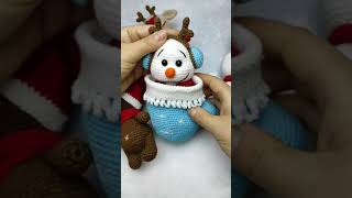 ✅Amigurumis Navideños  Crochet  Crochet Fácil  Curso de Amigurumis  Amigurumis Paso a Paso🔴 [upl. by Merrel]