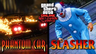 GTA 5 Online Halloween DLC  The Joker amp The Slasher GTA 5 Funny Moments [upl. by Rolyt]