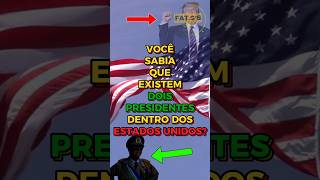 INUSITADO 🤯 VOCÊ SABIA QUE EXISTEM DOIS PRESIDENTES NOS ESTADOS UNIDOS fatos donaldtrump [upl. by Song349]