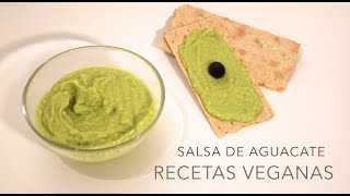 Salsa de aguacate y pepino  Recetas veganas [upl. by Nosauq]