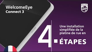 4 étapes simples pour installer lécran du visiophone philips Connect 3 [upl. by Mariand]