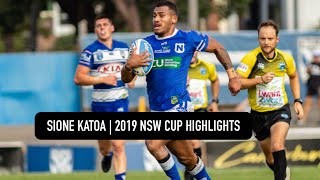 Sione Katoa  2019  NSW Cup Highlights [upl. by Atwood241]