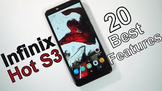 20 Best Features of Infinix Hot S3 and Important Tips and Tricks [upl. by Arutak]