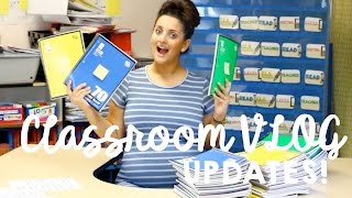 Classroom Tour Interactive Notebooks Data Binders and Updates TEACHER VLOG [upl. by Ynna956]