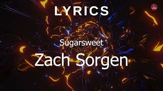 Sugarsweet  Zach Sorgen Lyrics [upl. by Tteirrah]