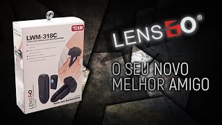 Sistema Slim Microfone Lapela Sem Fio LensGo 318C  YouHouseMedia 01 [upl. by Jabez242]