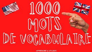 Apprenez et Utilisez 1000 Mots de Vocabulaire Anglais 😱 [upl. by Sakiv]