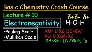 What is Electronegativity How to find electronegativity Pauling scale Mullikan scale [upl. by Nevile]