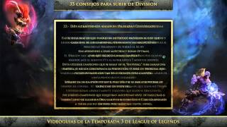 35 Consejos para subir de Division  League of Legends [upl. by Aileen]