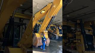 CAT 374FL D11T and D10T in the shop today heavyequipment constructionequipment caterpillar [upl. by Harbour28]