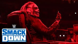 “The Fiend” Bray Wyatt signs Royal Rumble contract in blood SmackDown Jan 24 2020 [upl. by Croix]