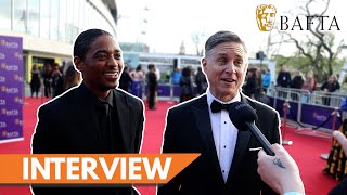 Interview with Nadji Jeter and Yuri Lowenthal SpiderMan 2  BAFTAs Game Awards 2024 [upl. by Kassity66]