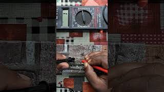 BC547 Transistor Test or checking process With Multimeter bc547transistor diy multimeter [upl. by Eceeryt]